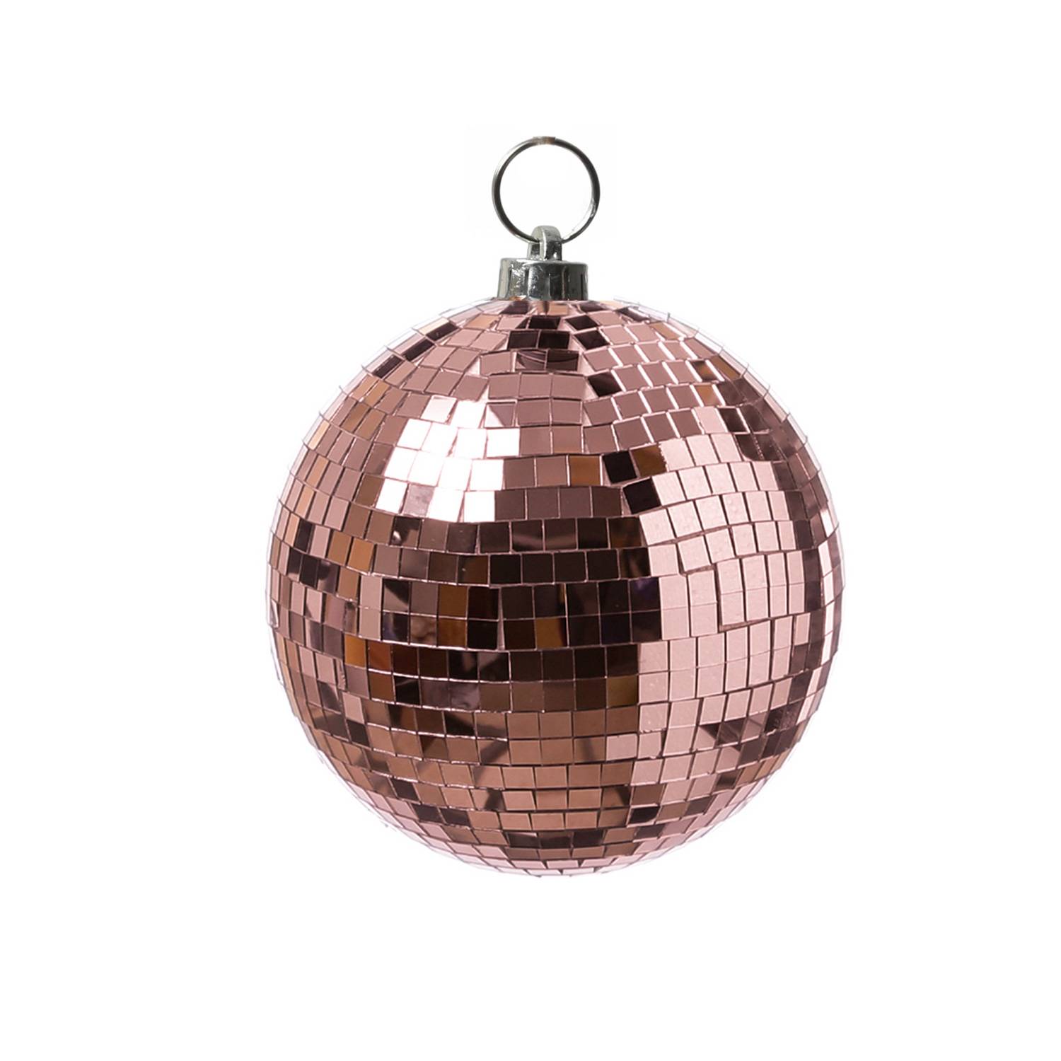 Spiegelkugel 15cm kupfer Discokugel Mirrorball Disko Partykugel Dekokugel
