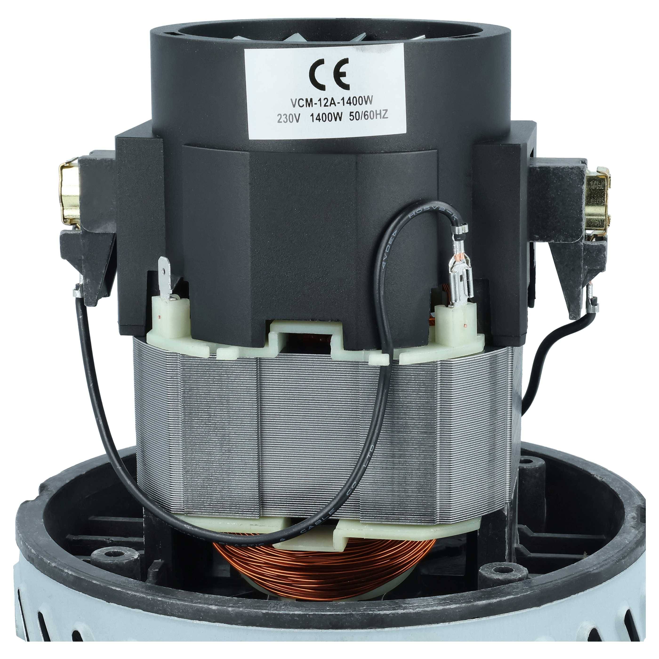 vhbw Ersatz Motor kompatibel mit WAP TURBO SR-U, SQ 651-11, TURBO SR-C, TURBO 711 SB, SQ 850-11, TW 300 S Staubsauger - 1400 W