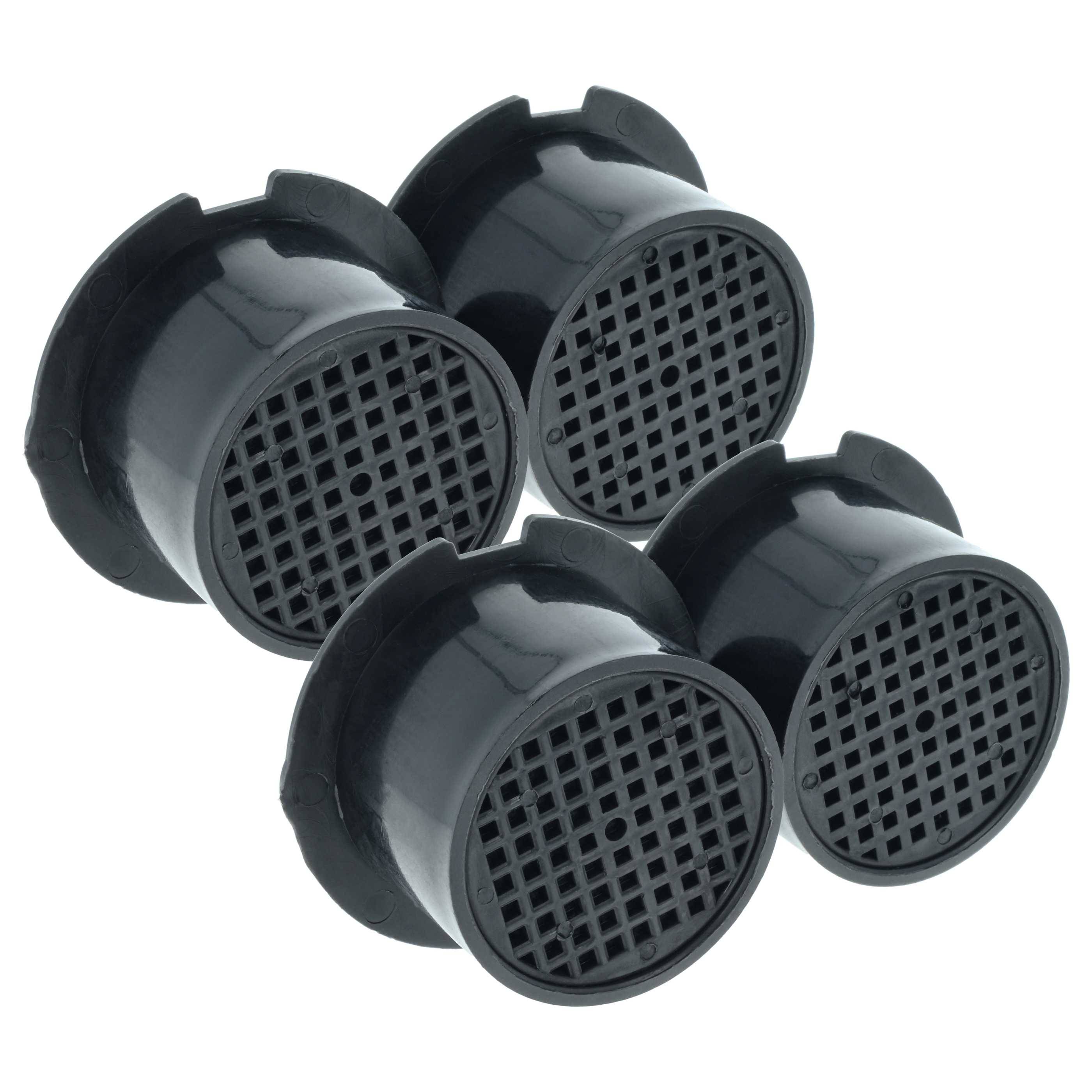 vhbw 4x Filter kompatibel mit Liebherr WK 4177, WK 4127, WK 4176, WK 3206, WK 4126, WK 2976, WK 2977, WK 2927 Kühlschrank - Aktivkohlefilter