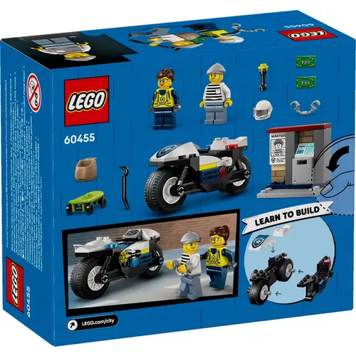 LEGO® 60455 City - Verfolgungsjagd mit dem Polizeimotorrad LEGO® 60455 City - Verfolgungsjagd mit dem Polizeimotorrad
