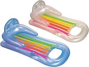 INTEX King Kool Lounge Swimming Pool Lounger with Headrest - Set of 2 (Pair) by Intex