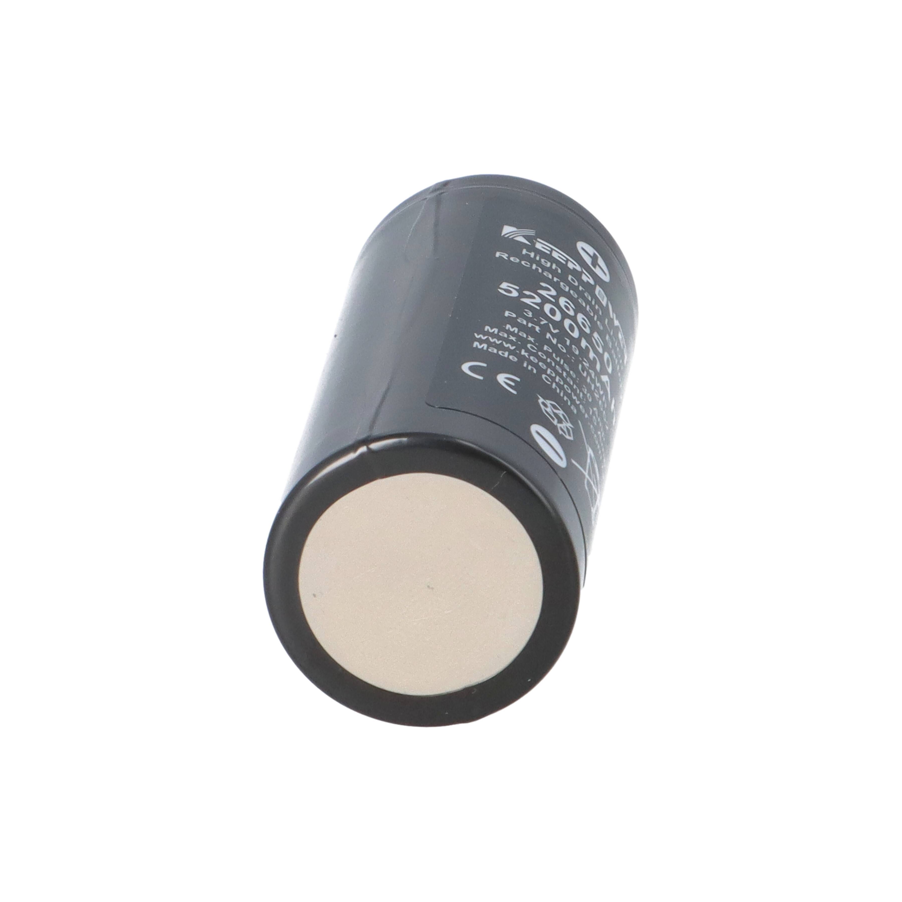 Keeppower 26650 Akku 5200mAh 3.6V Li-Ion | UH2652 Hochstromzelle