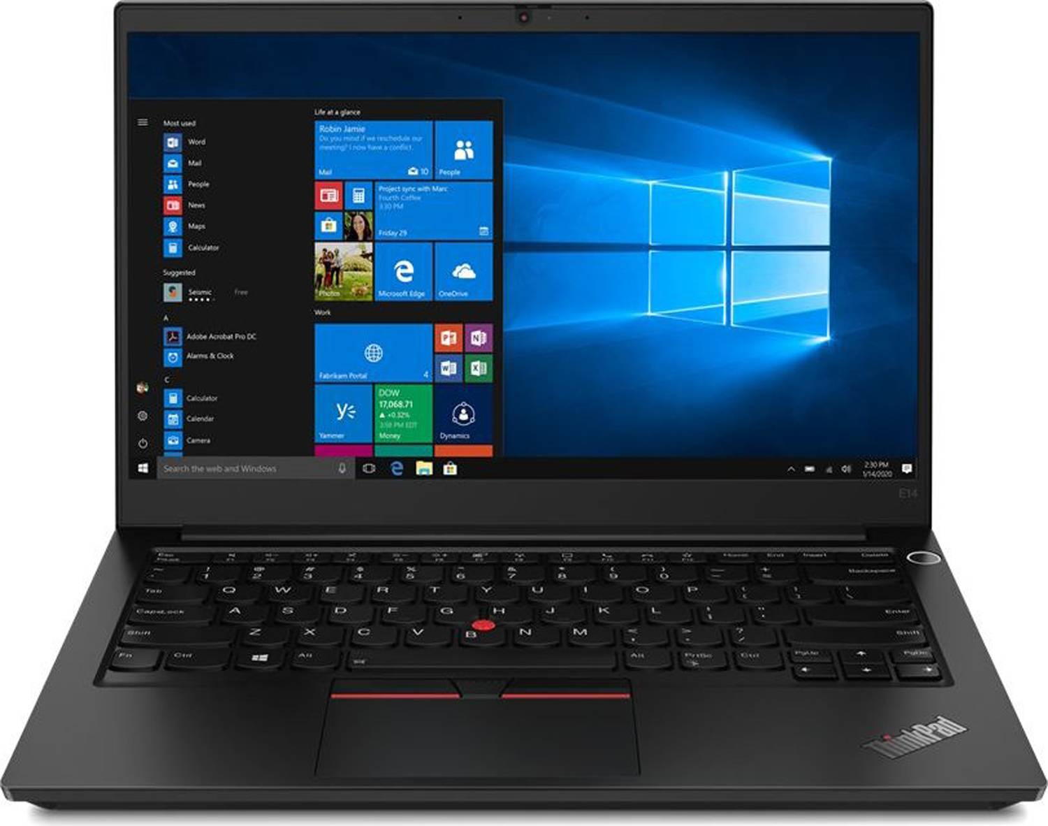 Lenovo ThinkPad E14 G3 14 Zoll Notebook Ryzen 5 5500U 16GB 256GB SSD FHD DE Backlight FP WCAM WIN11 Gut - Refurbished