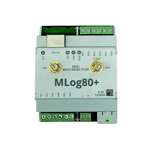 NZR M-Bus Energiedatenlogger MLog80+ 4Cloud#"5080 NZR M-Bus Energiedatenlogger MLog80+ 4Cloud#"5080