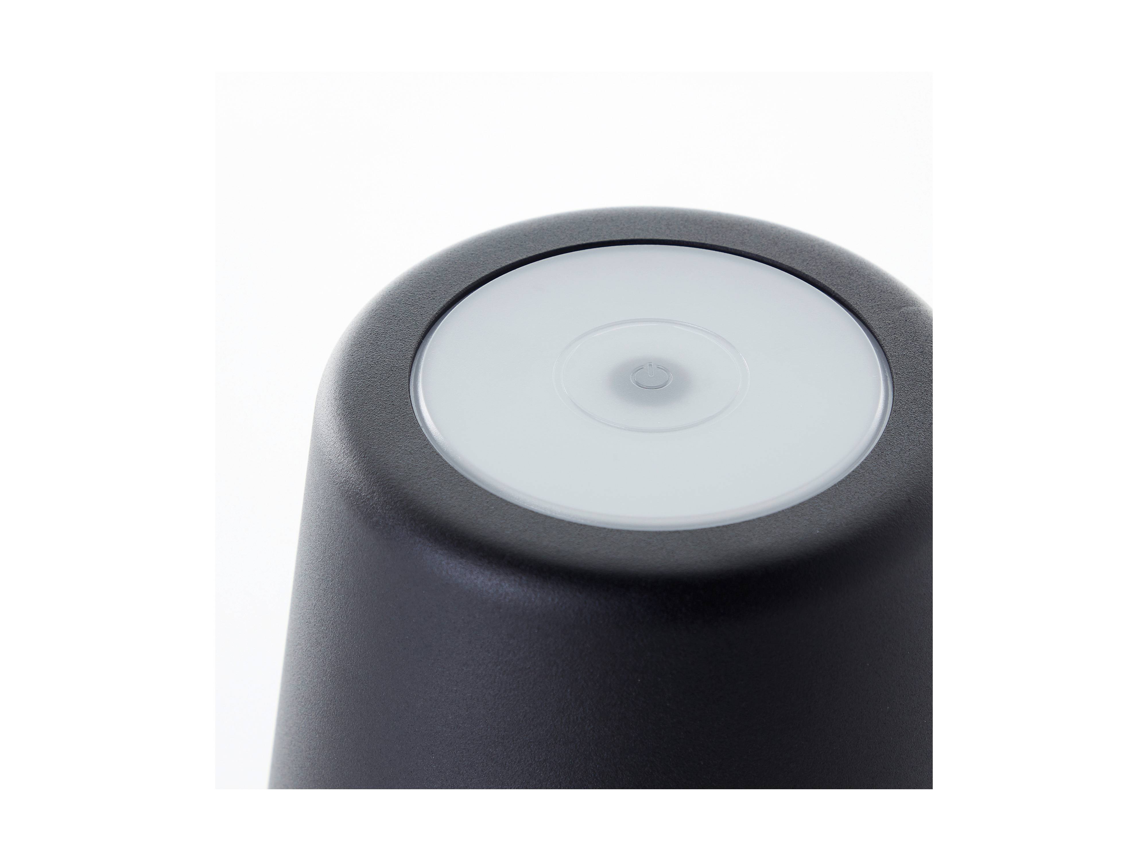 BRILLIANT LED-Akku-Tischleuchte Kaami, 2 W, 310 lm, 3000 K, schwarz, 2er Set