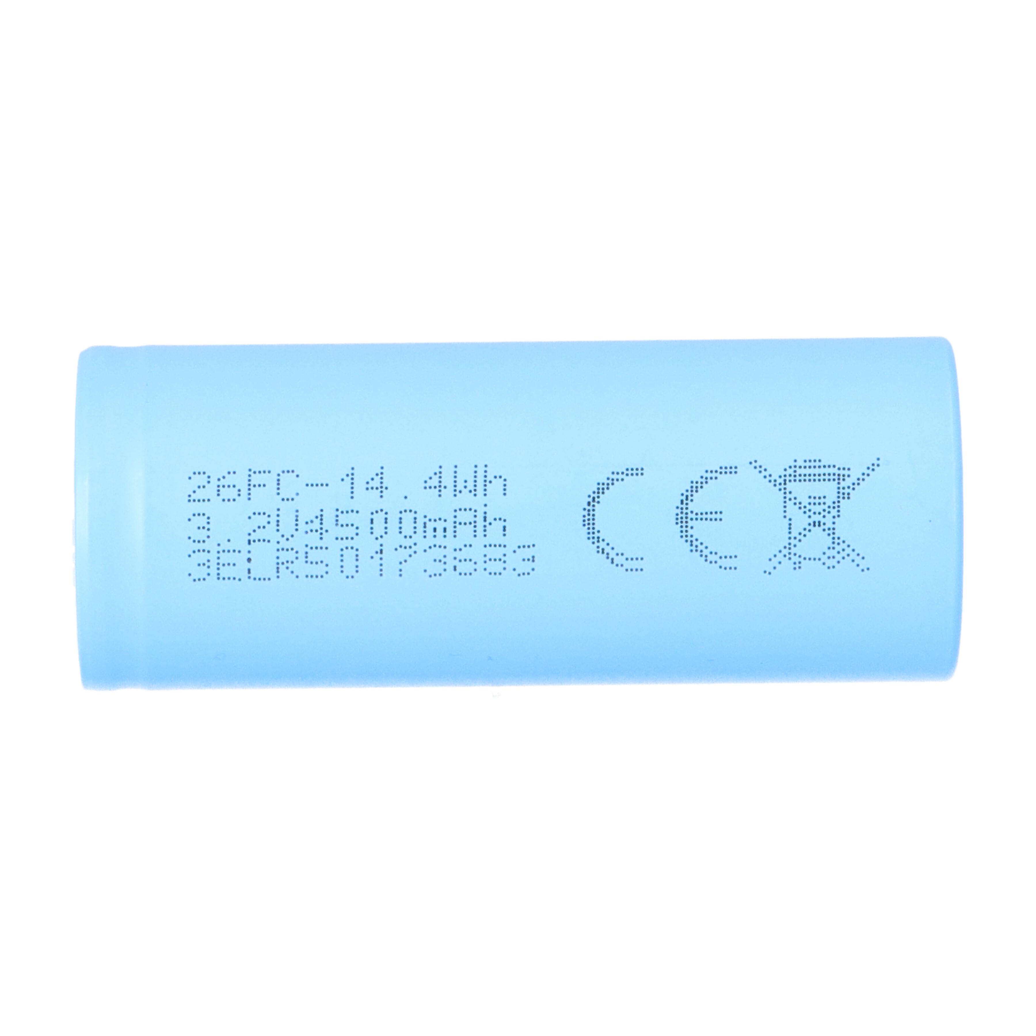 JGNE Goldencell JGCFR26650-4500 3.2V 4500mAh LiFePO4 Akku | Hochstrom & hohe Kapazität