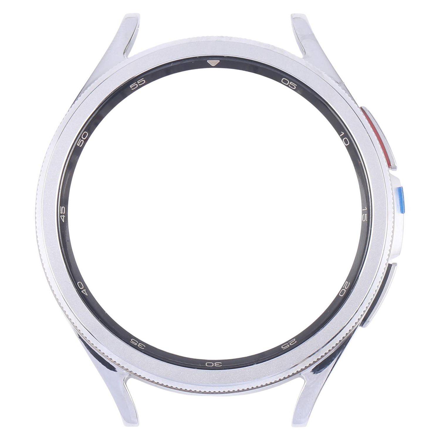 Für Samsung Galaxy Watch 6 Classic 47mm LCD Rahmen Bezel Plate Ersatzteil Silber