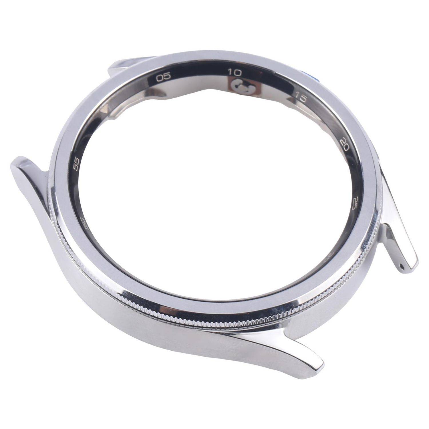 Für Samsung Galaxy Watch 6 Classic 47mm LCD Rahmen Bezel Plate Ersatzteil Silber