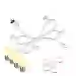 Illu Partylichterkette 10m Weiß Außen Biergarten 10xE27 LED Kugellampen Warmweiß Illu Partylichterkette 10m Weiß Außen Biergarten 10xE27 LED Kugellampen Warmweiß