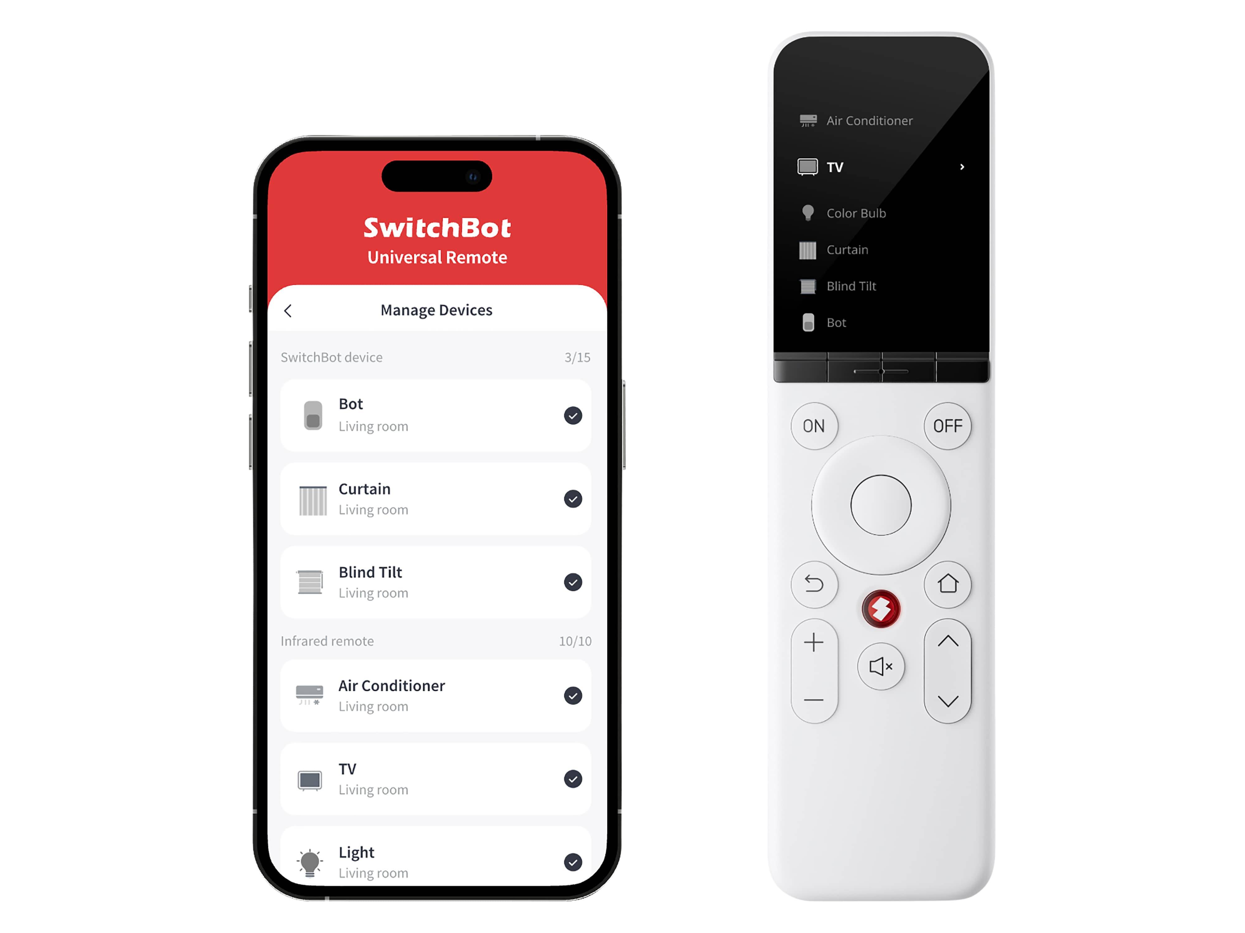 SWITCHBOT Smarte universal Fernbedienung, weiß