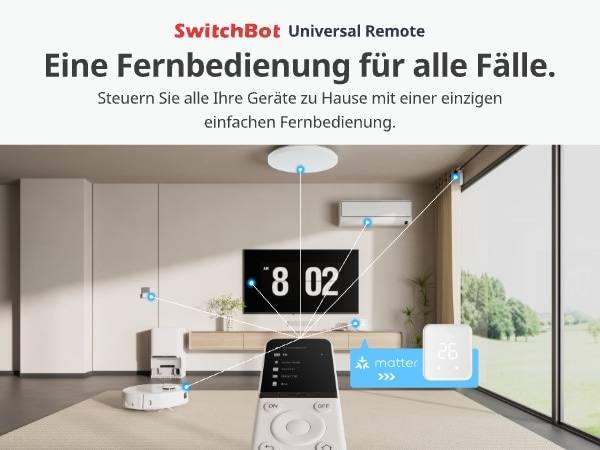 SWITCHBOT Smarte universal Fernbedienung, weiß