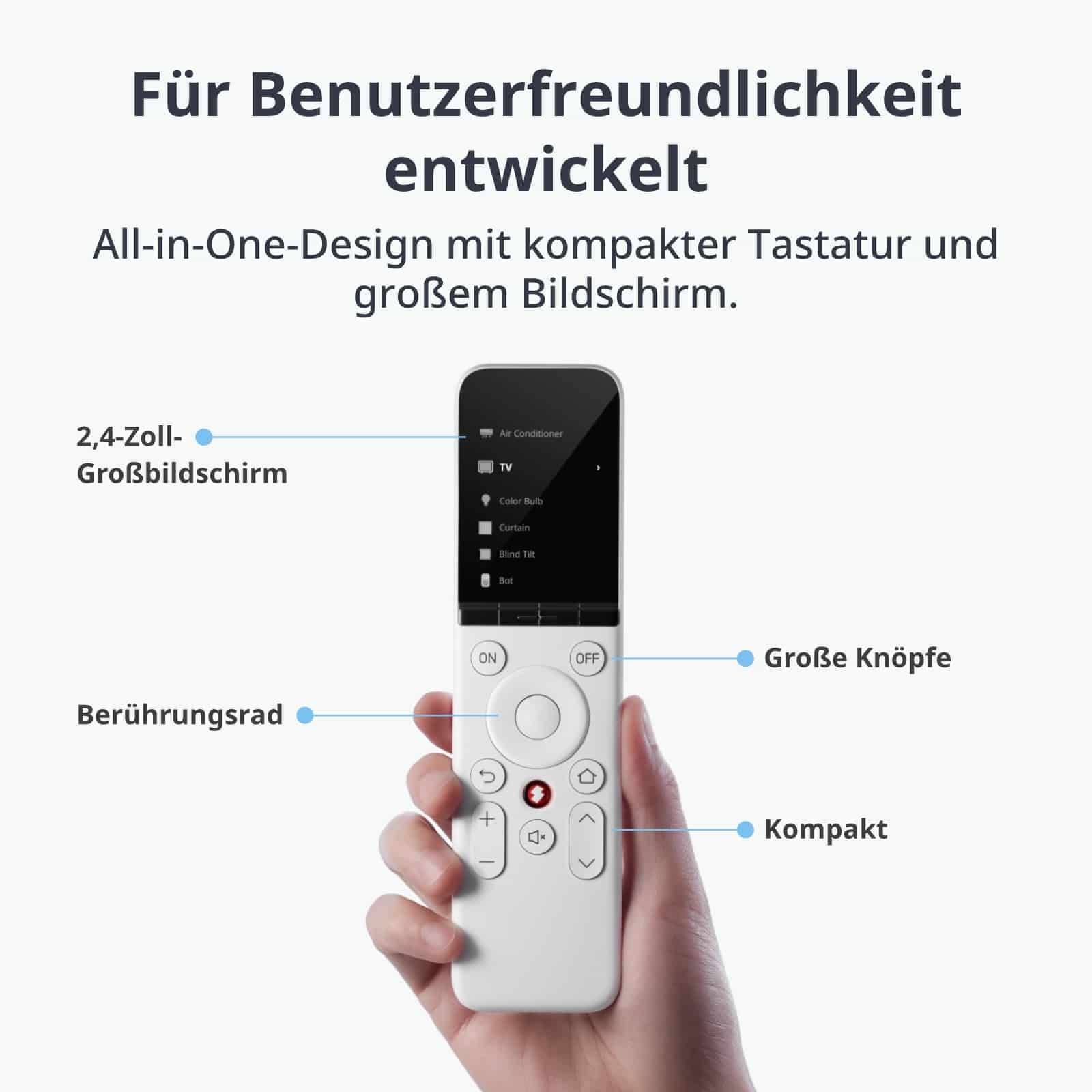 SWITCHBOT Smarte universal Fernbedienung, weiß