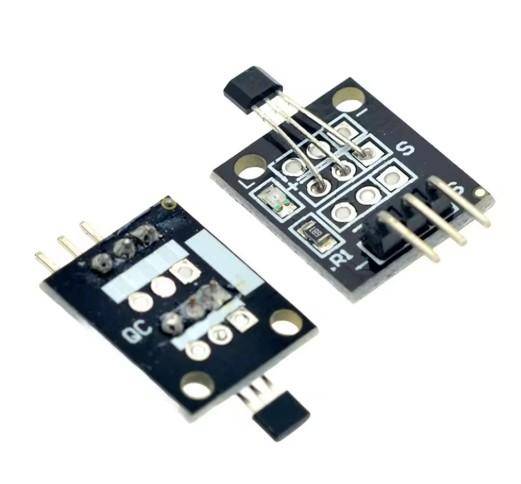 BerryBase Hall Magnetic Sensor Module, KY-003, digitaler Ausgang, Hall-Effekt, Arduino, 3.3-5V