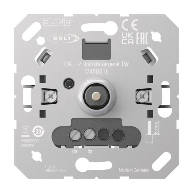 Jung DALI-2 Drehsteuergerät TW 1745 DSTE Install.Baumaterial Schaltermat/Geb.Steu Schalter