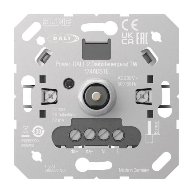 Jung Power-DALI-2 1746 DSTE Drehsteuergerät TW Install.Baumaterial Schaltermat/Geb.Steu Schalter