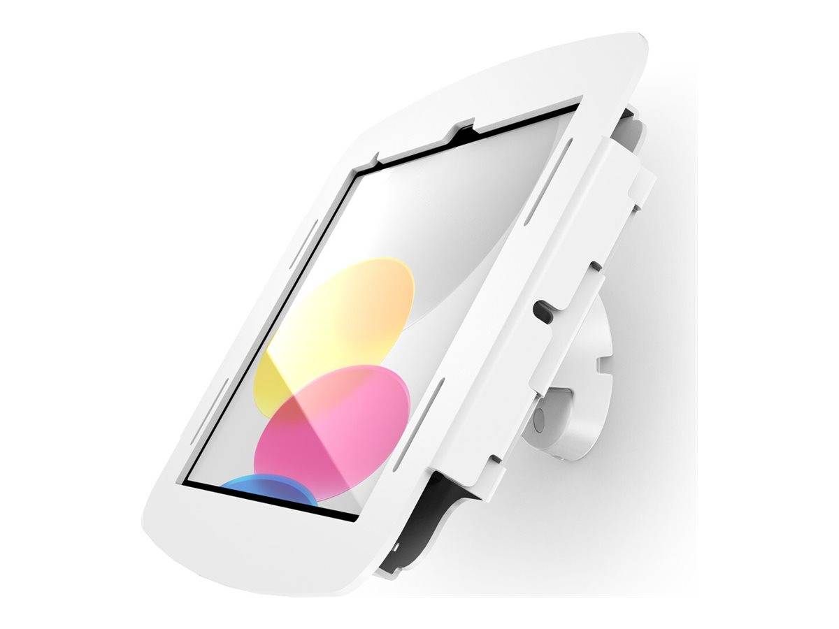 Compulocks iPad 10th-11th (A16) Gen Space Enclosure Bow Tilting Wall Mount White