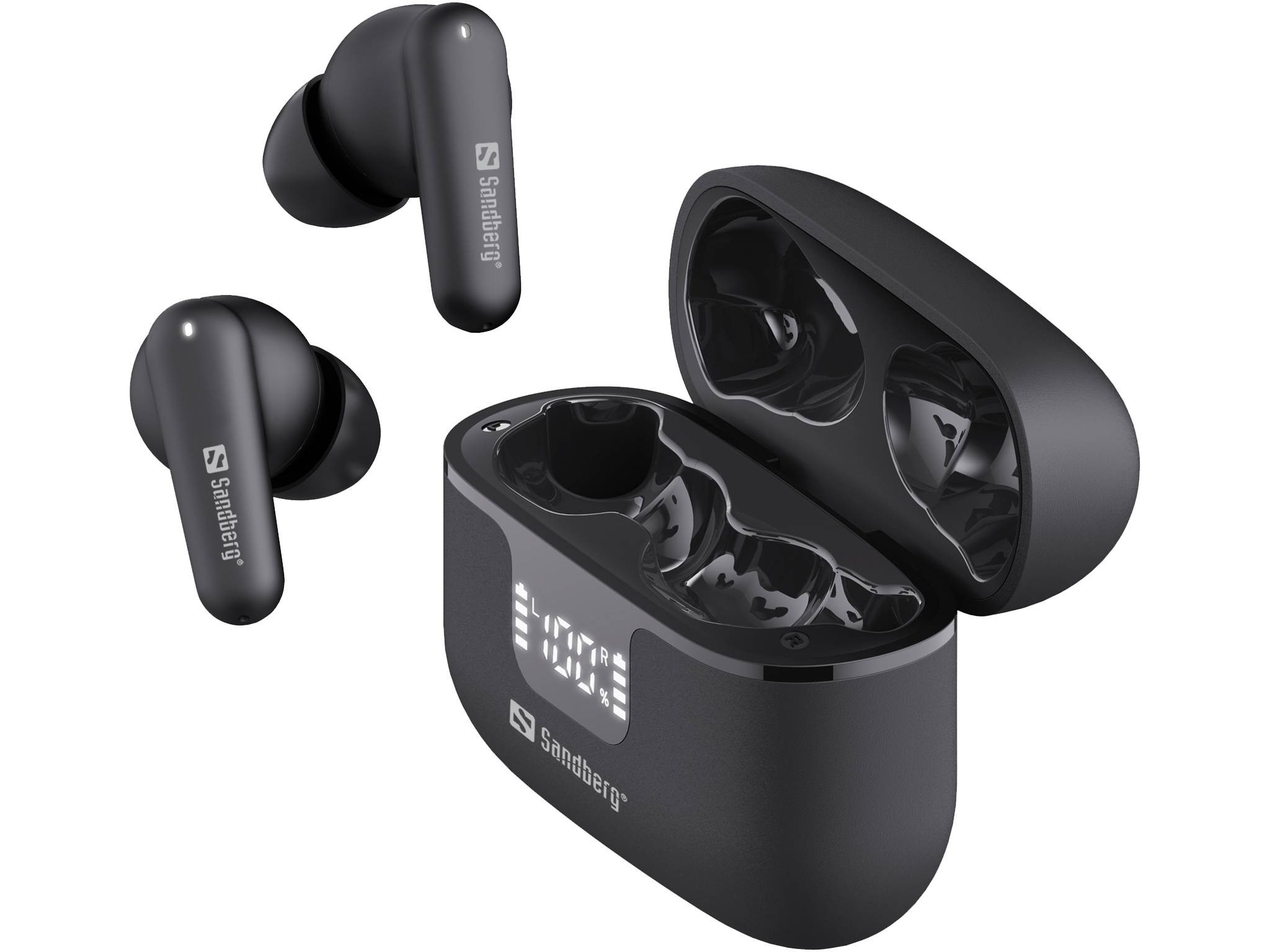SANDBERG True Wireless-Kopfhörer mit Mikrofon