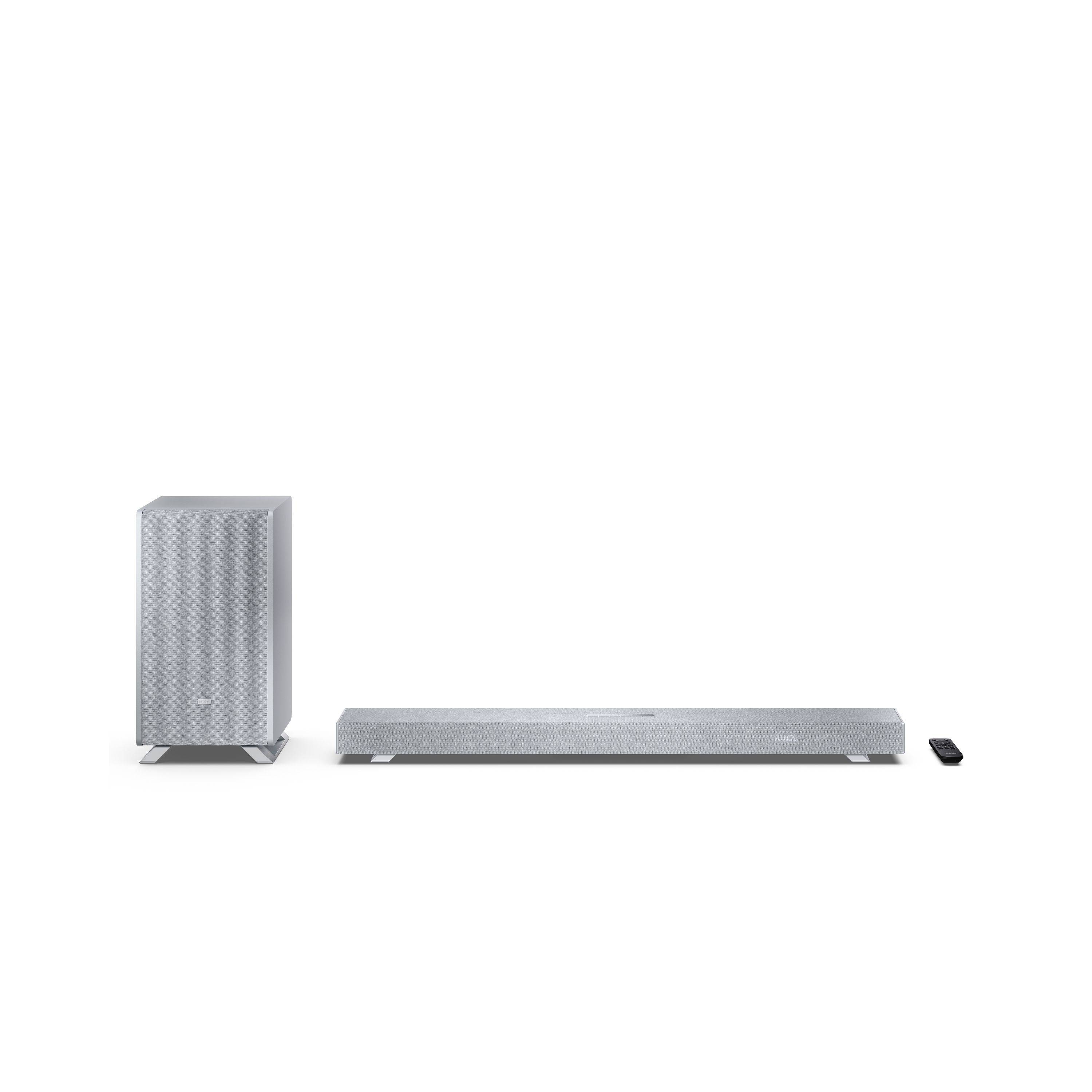 Sharp HT-SBW53121 3.1.2 Dolby Atmos Soundbar mit DTS:X, kabellosem Subwoofer, Bluetooth 5.3 und HDMI eARC