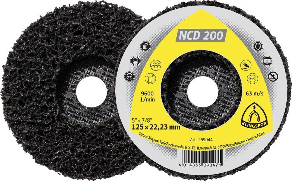 Grob-Reinigungsscheibe 125x22,2mm Klingspor - Artikel: 4014855090471