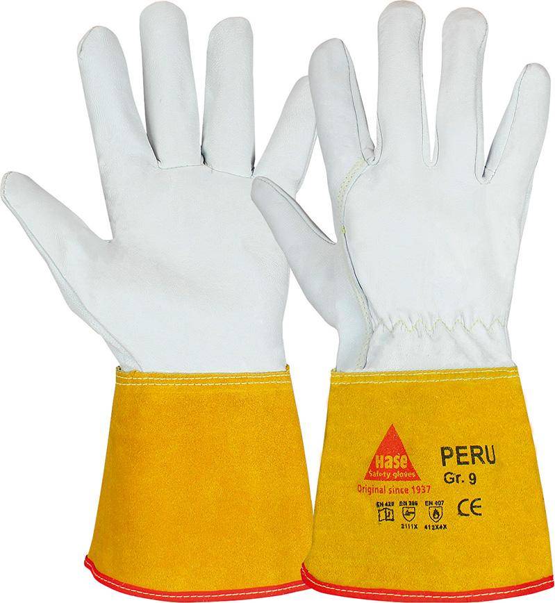 Schweißerhandschuh PERU, Nappaleder, Gr.10 - Artikel: 4018949403857