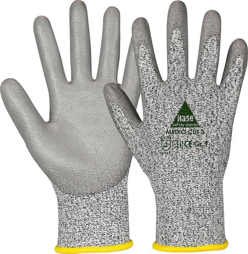 Schnittschutzhandschuh Medio Cut3,PU-besch.Gr.9 - Artikel: 4018949508811