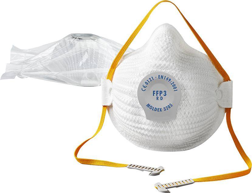 Atemschutzmaske 3205, Ventil,FFP3 NR D, Gr.M/L - Artikel: 4019444006864