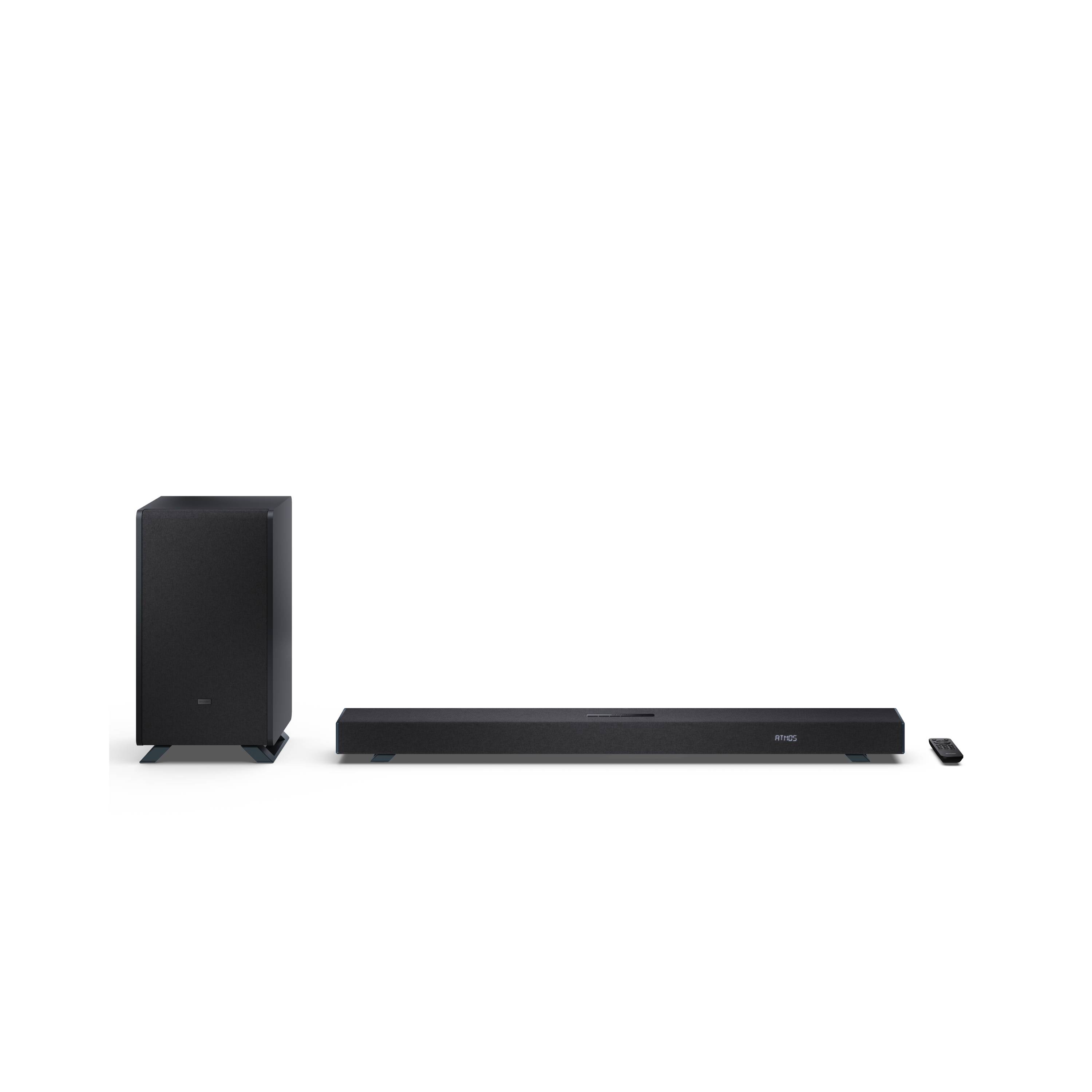 Sharp HT-SBW53121 3.1.2 Dolby Atmos Soundbar mit DTS:X, kabellosem Subwoofer, Bluetooth 5.3 und HDMI eARC