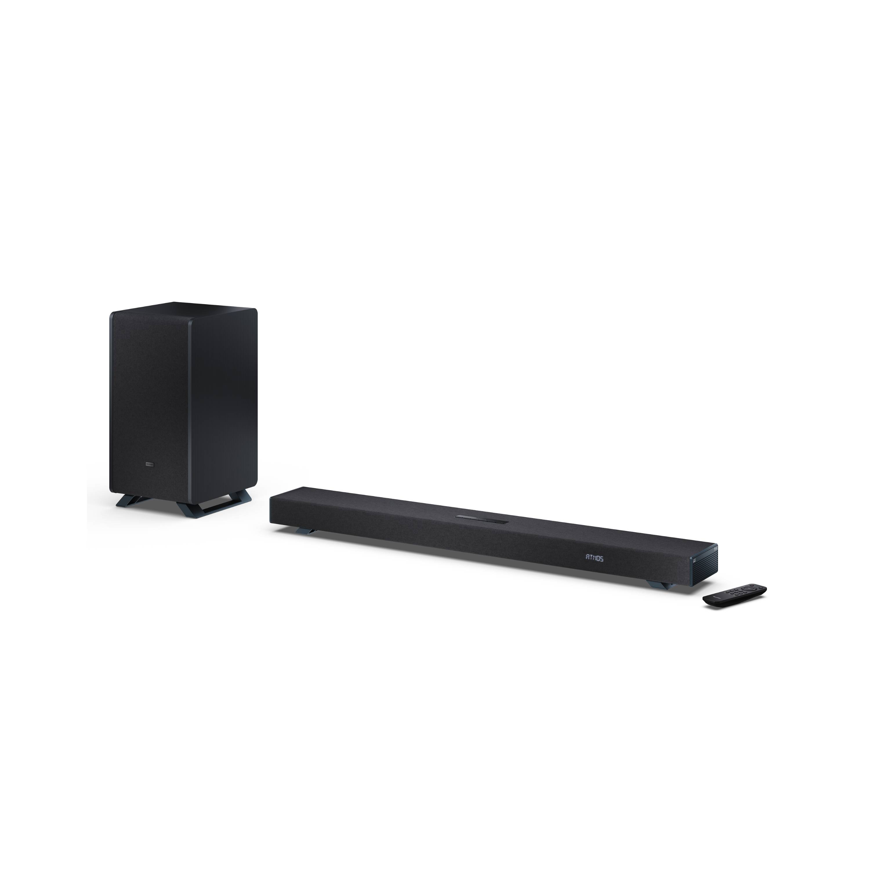 Sharp HT-SBW53121 3.1.2 Dolby Atmos Soundbar mit DTS:X, kabellosem Subwoofer, Bluetooth 5.3 und HDMI eARC