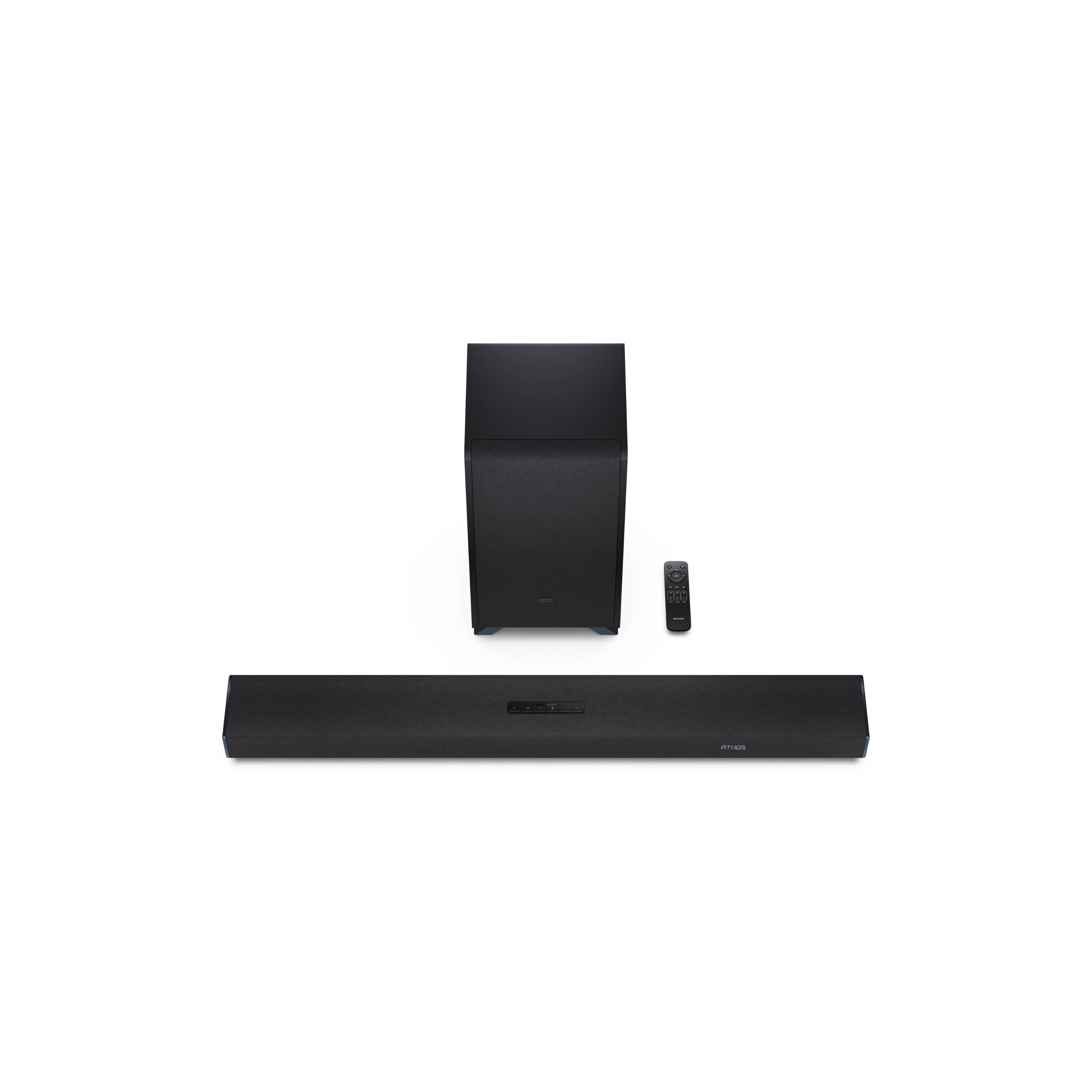 Sharp HT-SBW53121 3.1.2 Dolby Atmos Soundbar mit DTS:X, kabellosem Subwoofer, Bluetooth 5.3 und HDMI eARC