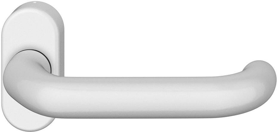 PT-Drückerlochteil,VK9, 061146,m.Ros.ov.Alu+9016 - Artikel: 4063251092473