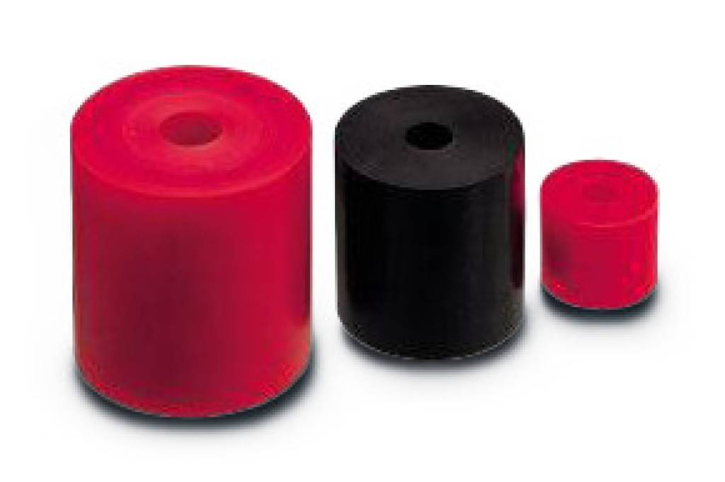Elastomer-Federn Typ Urelast 90, DIN 9835 PUR Vorteile gegenüber Stahlfedern liegen in der Bruchsicherheit und Werkstoffdämpfung Werkzeugbesch