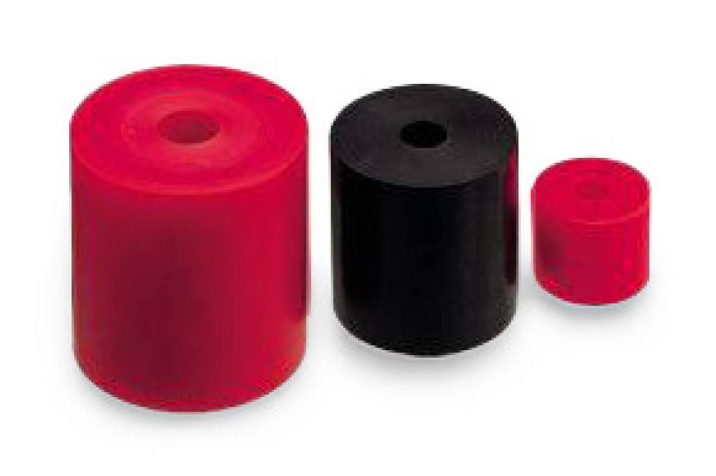 Elastomer-Federn Typ 295, DIN 9835 CR Vorteile gegenüber Stahlfedern liegen in der Bruchsicherheit und Werkstoffdämpfung Werkzeugbeschädigung