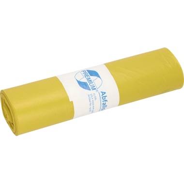 Abfallsack Standard 575x1000mm 70l gelb 25 St./Pack. - Artikel: 445000510