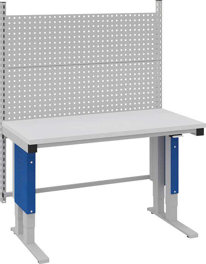 Systemtisch Multi4motion B1280xT700/765xH730-1330 Basic starter mit Aufbau Tischplatte Hartlaminat - Artikel: 7830302285