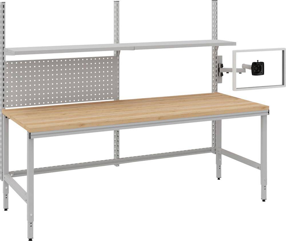 Systemtisch Multi4easy B2030xT800xH720-1020 mm Tischplatte Multiplex manuell verstellbar - Artikel: 7830302378