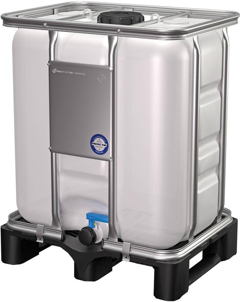IBC Container 300 Liter B800xT600xH966 mm mit Holzpalette - Artikel: 7830403480