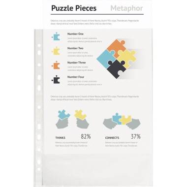 Exacompta Prospekthüllen 51000E A5 PP Stand 100 St./Pack. - Artikel: 126015803