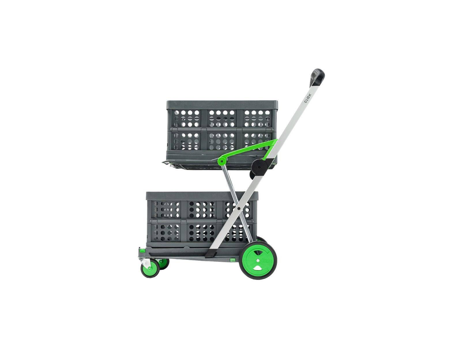 Transport-Klappmobil Clax Green Edition Premium mit 2 Clax Faltboxen - Artikel: 18070002