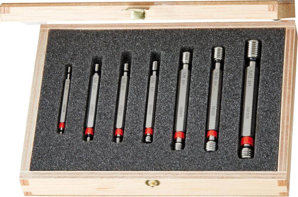 Gewinde-Grenzlehrdorn Set M 3 - M 12 Tol. 6H - Artikel: 4046122656882