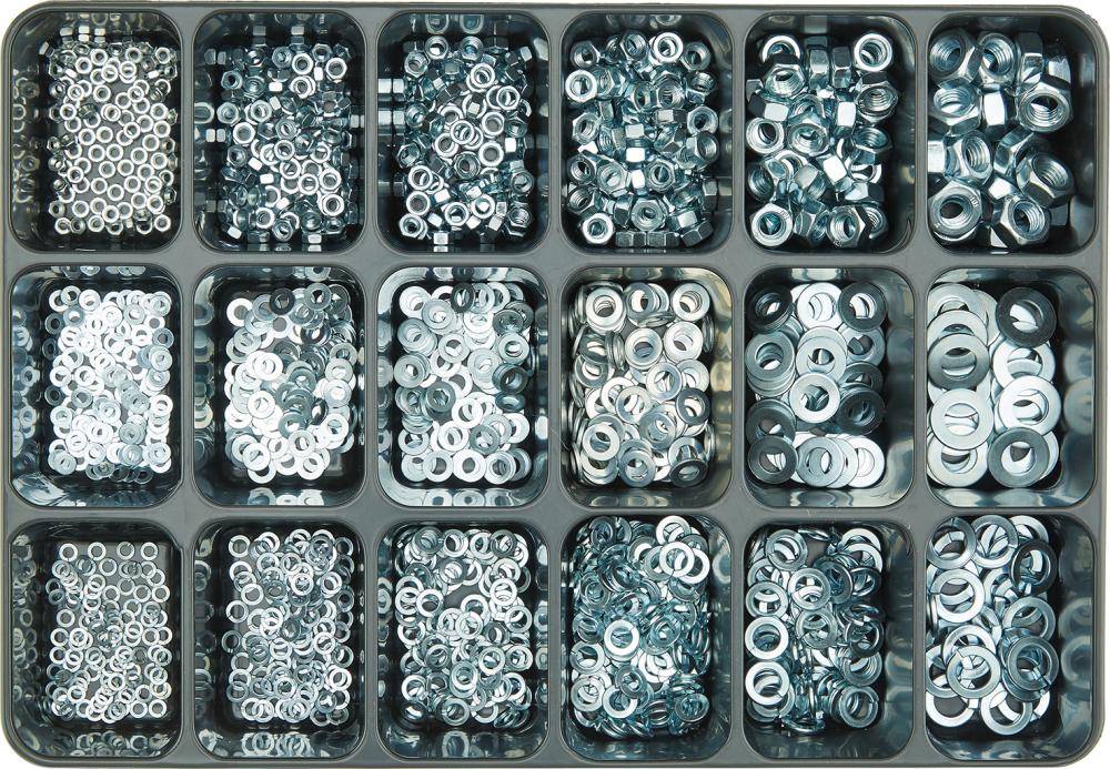 E-NORM Montagekoffer 13 DIN 934/125/127 verzinkt - Artikel: 4317784018579