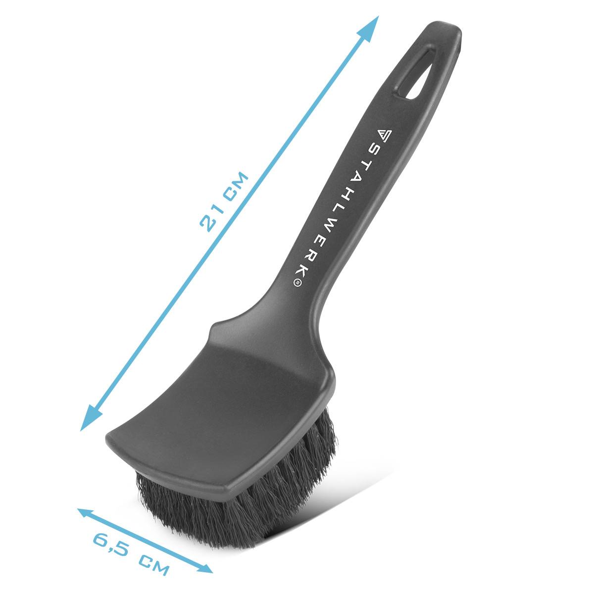 STAHLWERK Felgenbürste 10er Set Autoreinigungsbürste Radbürste Pflegebürste