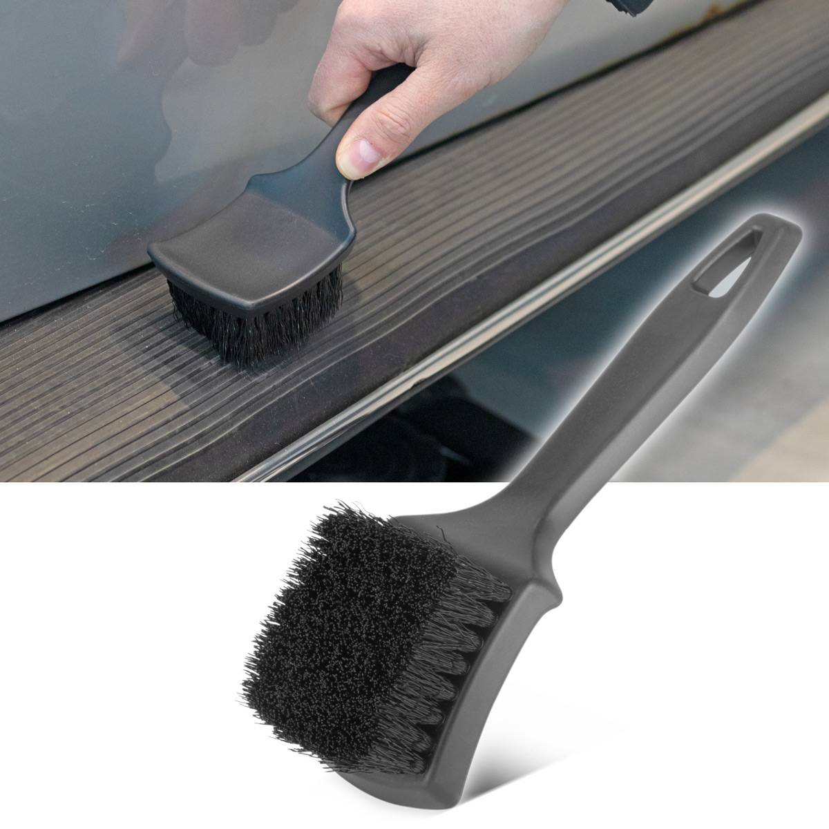 STAHLWERK Felgenbürste 10er Set Autoreinigungsbürste Radbürste Pflegebürste