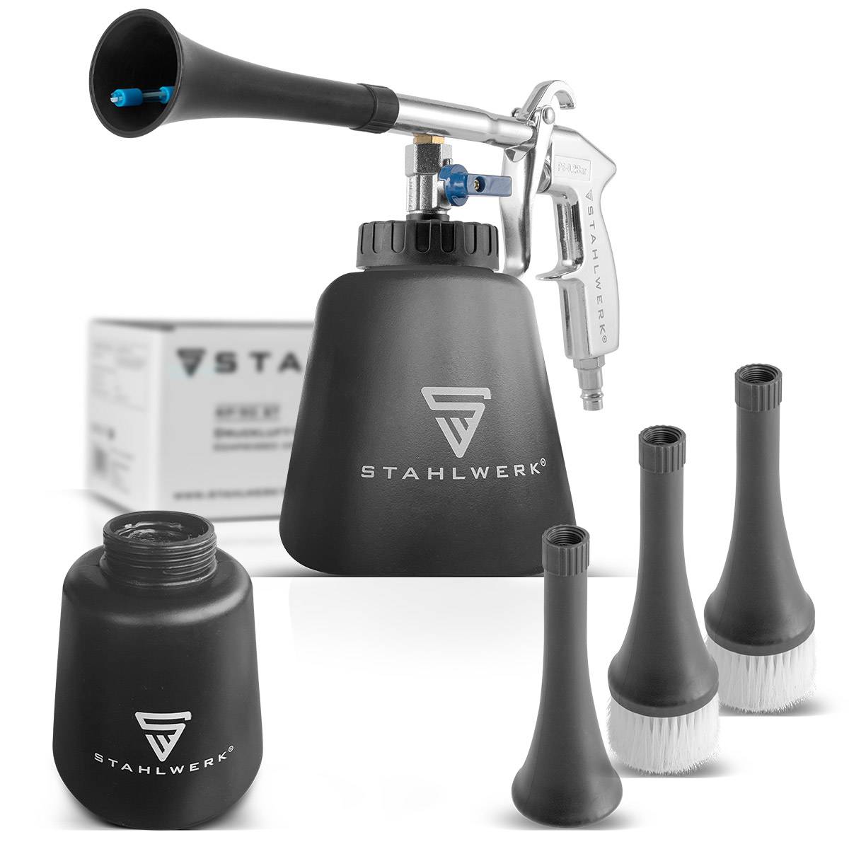 STAHLWERK Druckluft-Reinigungspistole RP-90 ST schwarz Zubehör Tornado-Effekt