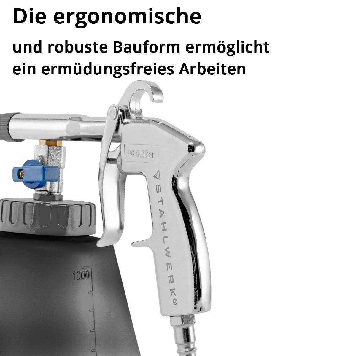 STAHLWERK 2 x Druckluft-Reinigungspistole RP-90 ST Innenreiniger