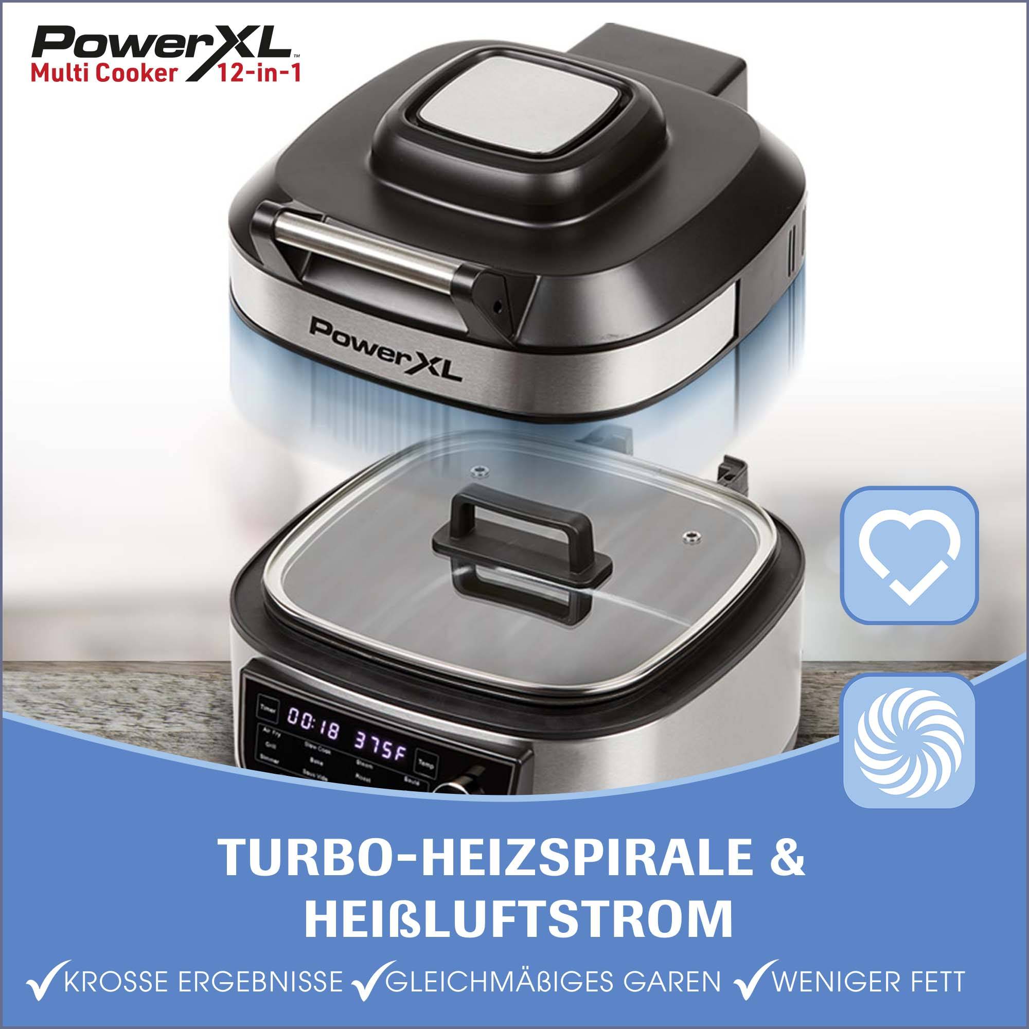 PowerXL MultiCooker - Ersatz-Innentopf mit Antihaft-Beschichtung für PowerXL MultiCooker 12-in-1 - ideal als Ersatztopf zum Kochen & Aufbewahren