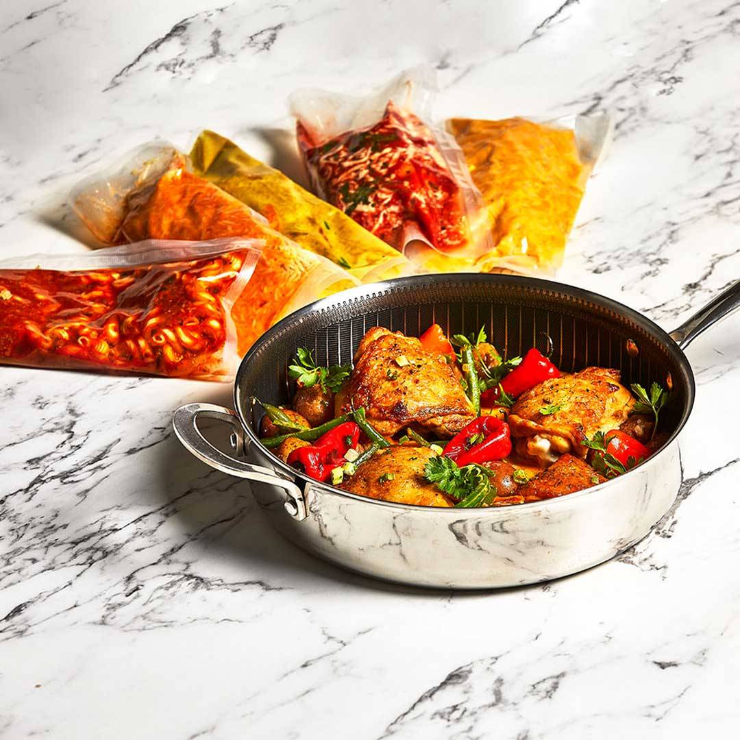 PowerXL Duo NutriSealer - Vakuumiergerät & Folienschweißgerät - 6in1 Vakuumierer zum Versiegeln, Zuschneiden & Wiederverschließen - hält Lebensmi