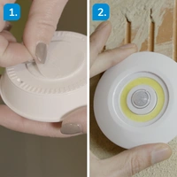 HandyLUX TopBright 4er Set - LED Wandleuchte zum Kleben - Nachtlicht mit Bewegungssensor - Treppenbeleuchtung - Treppenlicht - Wandbeleuchtung HandyLUX TopBright 4er Set - LED Wandleuchte zum Kleben - Nachtlicht mit Bewegungssensor - Treppenbeleuchtung - Treppenlicht - Wandbeleuchtung