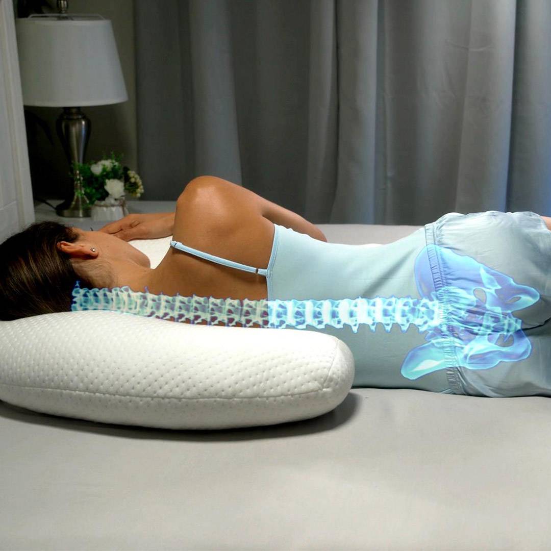 Dreamolino Swan - Seitenschläferkissen ergonomisch - 7in1 Körperkissen für besseren Schlafkomfort - Stillkissen & Schwangerschaftskissen - unterst