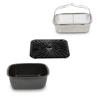 PowerXL MultiCooker - Zubehör Set Ersatz-Innentopf, Frittierkorb & Grillplatte für Multi Kocher - Zubehör für Power XL Multi Cooker 12-in-1 - Orig PowerXL MultiCooker - Zubehör Set Ersatz-Innentopf, Frittierkorb & Grillplatte für Multi Kocher - Zubehör für Power XL Multi Cooker 12-in-1 - Orig