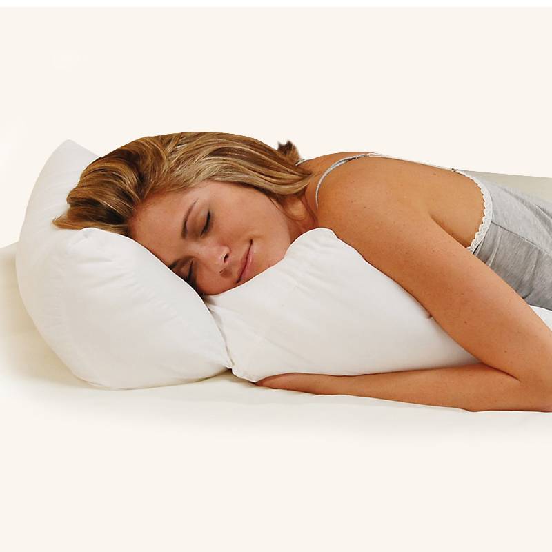 Dreamolino Flip Pillow Kissenbezug weiß– Ersatz-Bezug für Flip Pillow Kissen